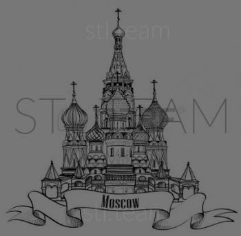 3D model The temple in moscow (STL)